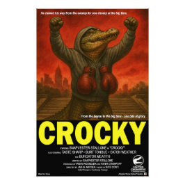 Crocky Klassisk Filmparodi Fototryck