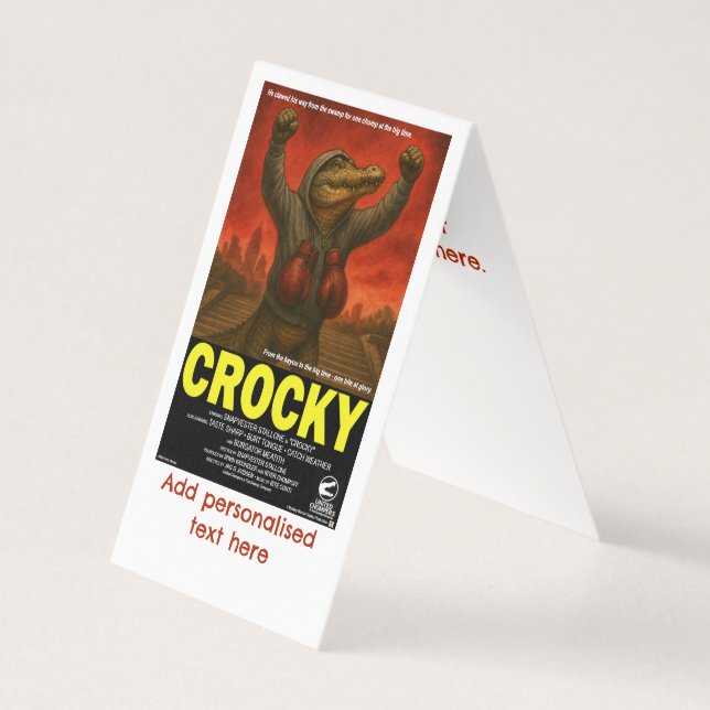 Crocky Klassisk Filmparodi Kort (Framsida)