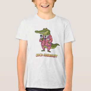 Croco-Journalist Breaking News T Shirt