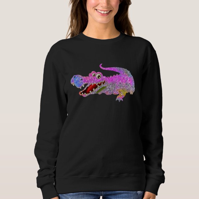 Crocodile Alligator Animal T Shirt (Framsida)