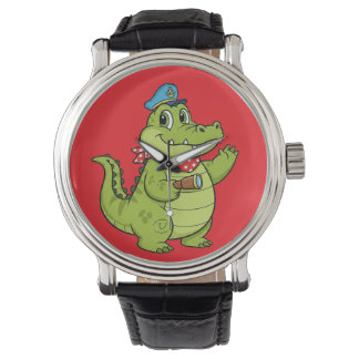 crocodile armbandsur