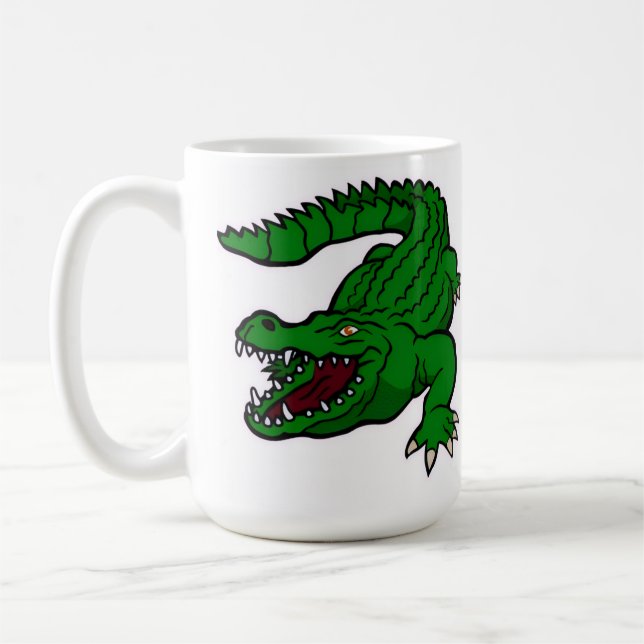 crocodile cartoon  kaffemugg (Vänster)