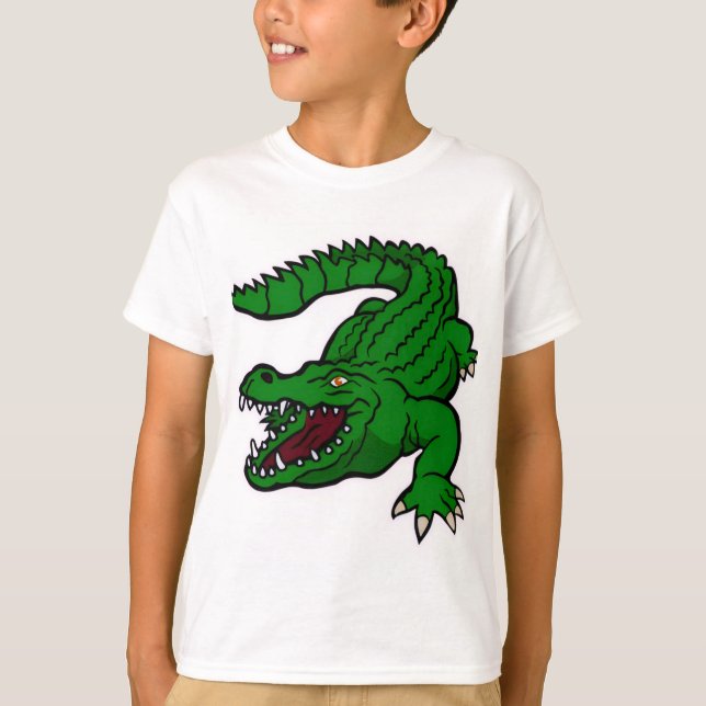 crocodile cartoon t shirt (Framsida)