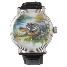 Crocodile Charm REF172 - Watercolor Armbandsur