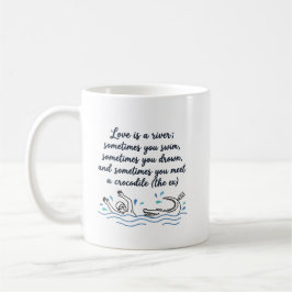 Crocodile & Ex Citat om skilsmässa eller separatio Kaffemugg