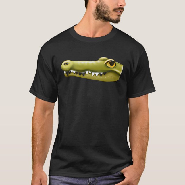 Crocodile Head T Shirt (Framsida)