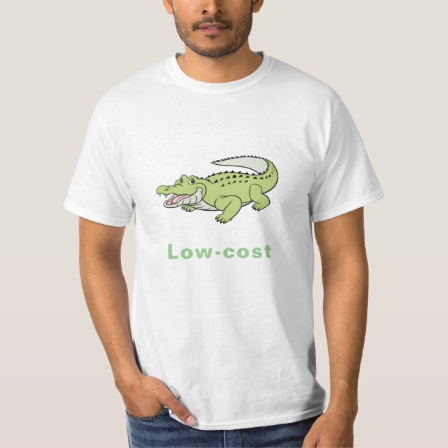 Crocodile low-cost Tshirt  T Shirt (Framsida)