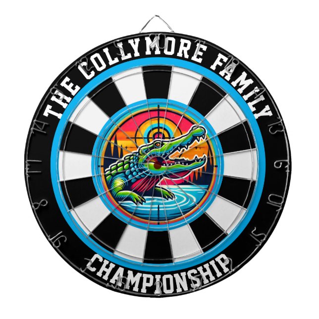 Crocodile Sjö Precision-design Darttavla (Framsidan)