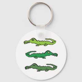 Crocodiles and Alligators Nyckelring