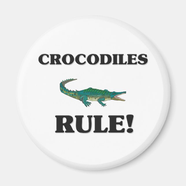 CROCODILES-regel! Magnet (Framsidan)
