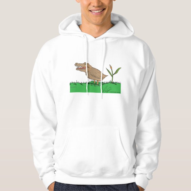 Crocoduck hoodie i färg! (Framsida)