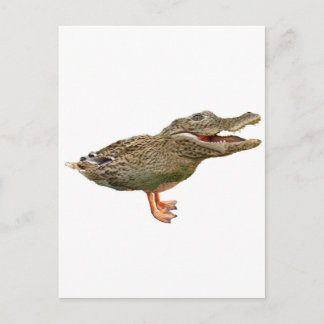 Crocoduck med fötter vykort