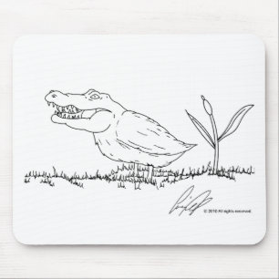 Crocoduck mousepad musmatta
