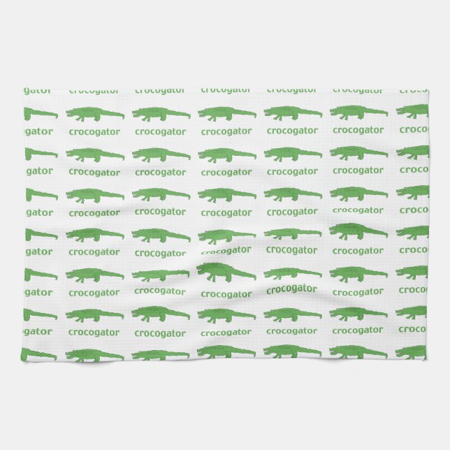 Crocogator towel kökshandduk (Horisontell)