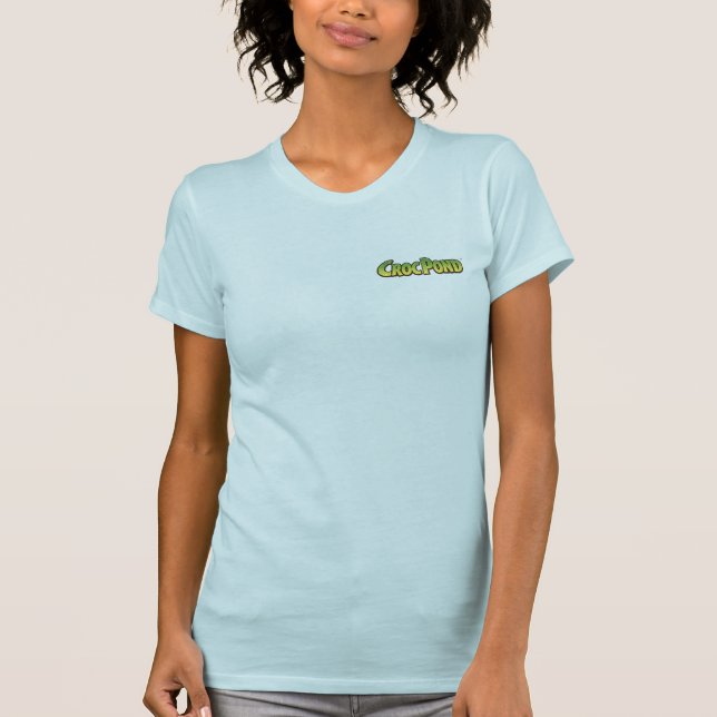 CrocPonds ROMPA-kvinna skjorta T Shirt (Framsida)
