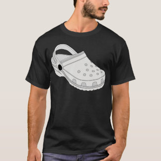 Crocs Clog sko white Classic T-Shirt