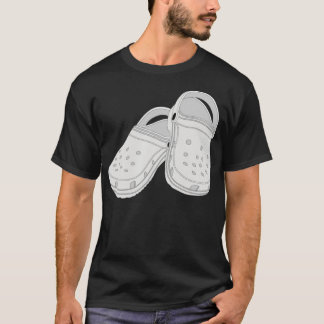 Crocs Clog White Shoe Classic T-Shirt