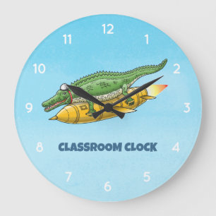 Croc's Golden Rocket Stor Klocka