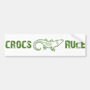 Crocs härskar bildekal