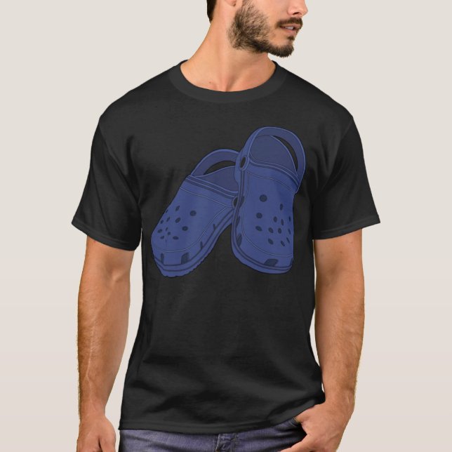 Crocs sko Pair cerulean Blue Classic T-Shirt (Framsida)