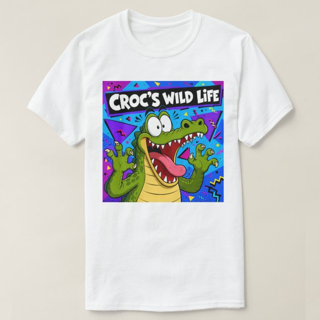 CROC'S WILD LIFE T SHIRT (Design framsida)