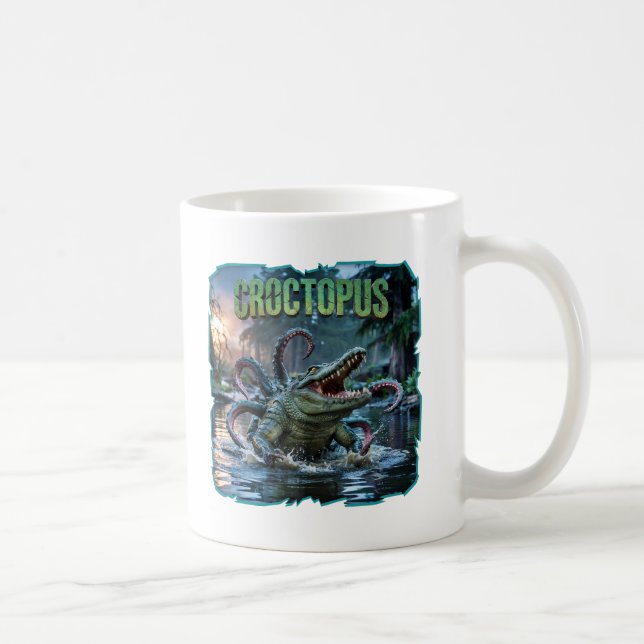 Croctopus Photographic Combo Creature Funny Kaffemugg (Höger)