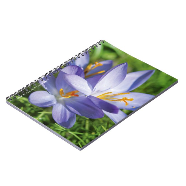 Crocus Anteckningsbok Med Spiral (Vänstra Sidan)
