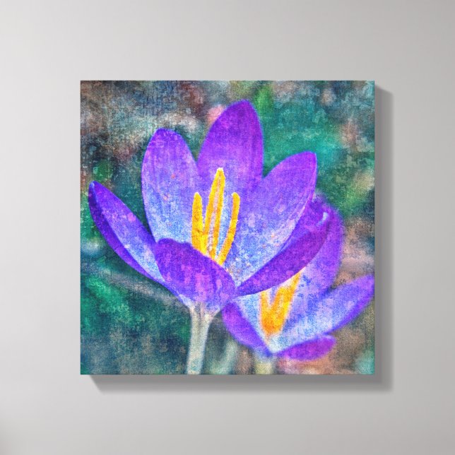 Crocus Canvastryck (Framsida)