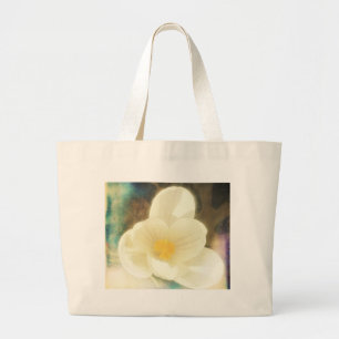 Crocus Flower Grunge Jumbo Tygkasse