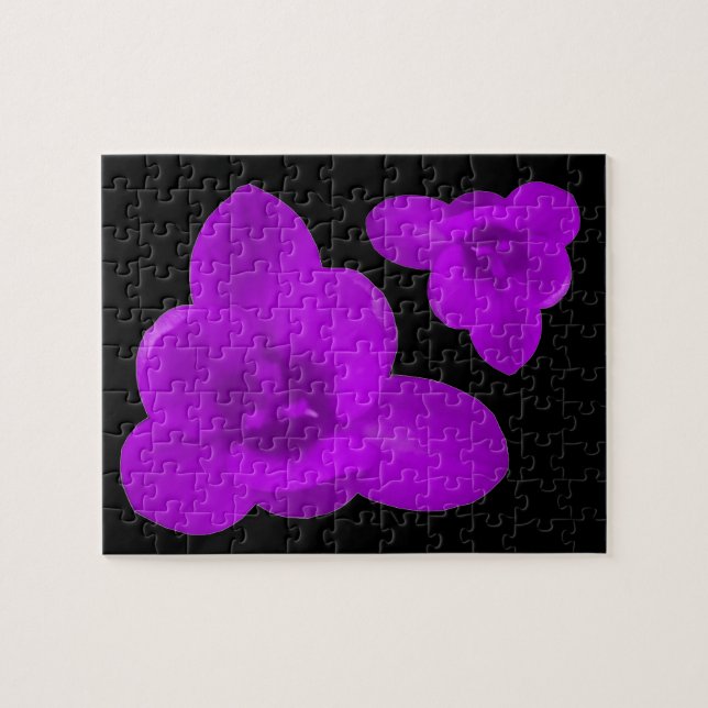 Crocus Flower Lila Puzzle Pussel (Horisontell)