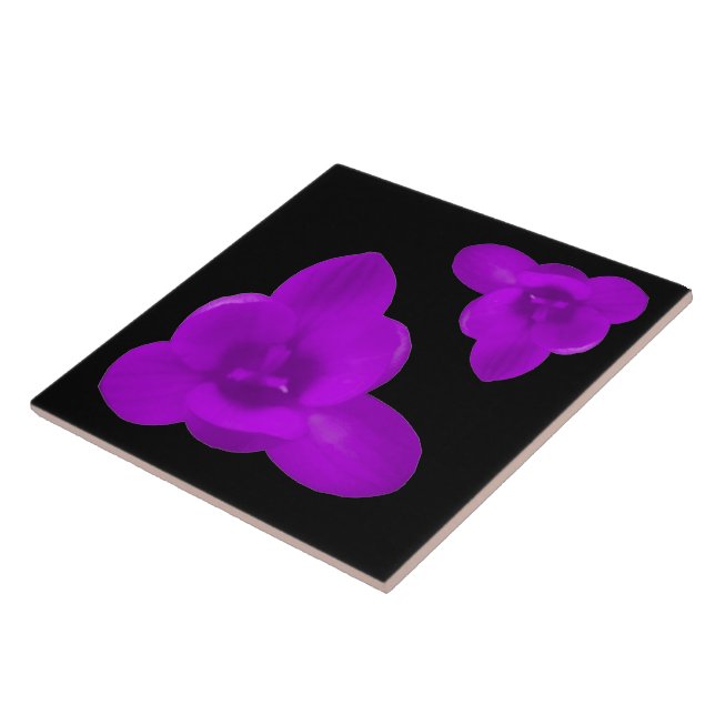 Crocus Flower Lila Tile Kakelplatta (Sidan)
