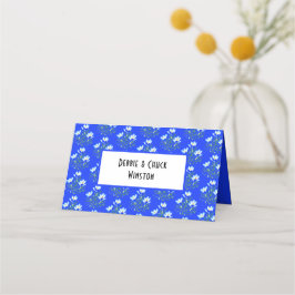 Crocus Flowers Place Card Tält Placeringskort