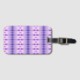 Crocus Ikat 5 Sangria Luggage Tag Bagagebricka
