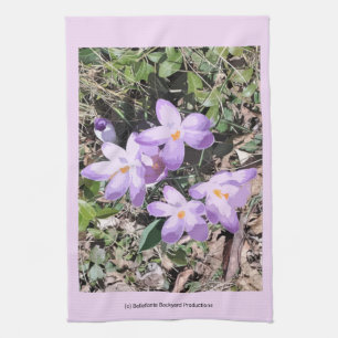 Crocus kökshandduk