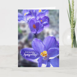 Crocus med känselssympati foto kort