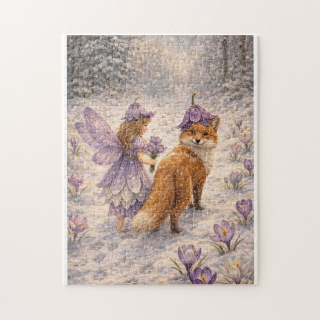 Crocusblomfair Pussel (Vertikal)