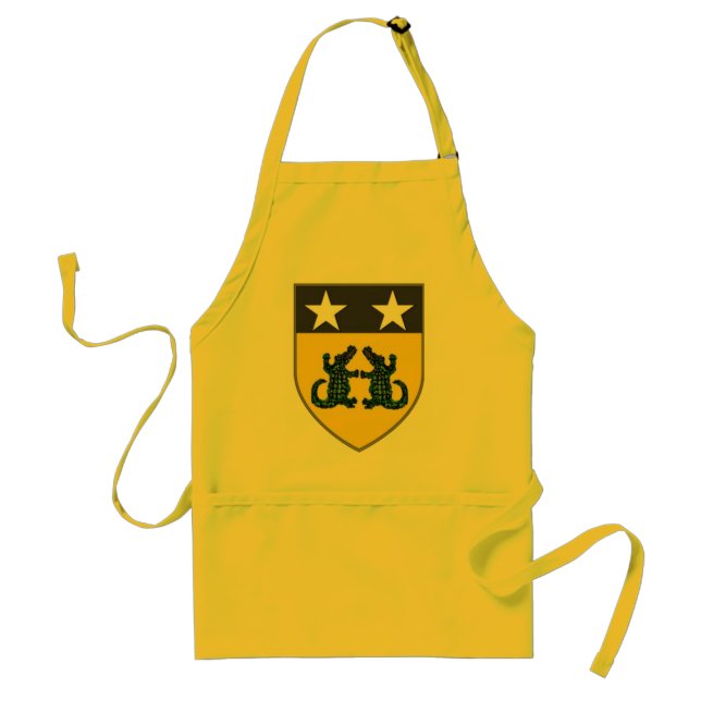 crocvapensköld förkläde (Framsidan)
