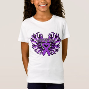 Crohns hjärta Wings.png för sjukdommedvetenhet T Shirt