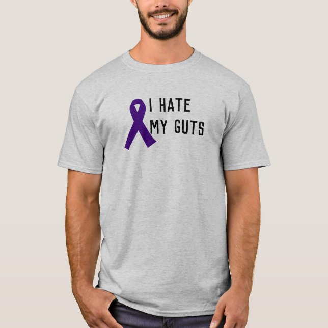 Crohns/kolit hatar jag mitt innanmäte t shirt (Framsida)