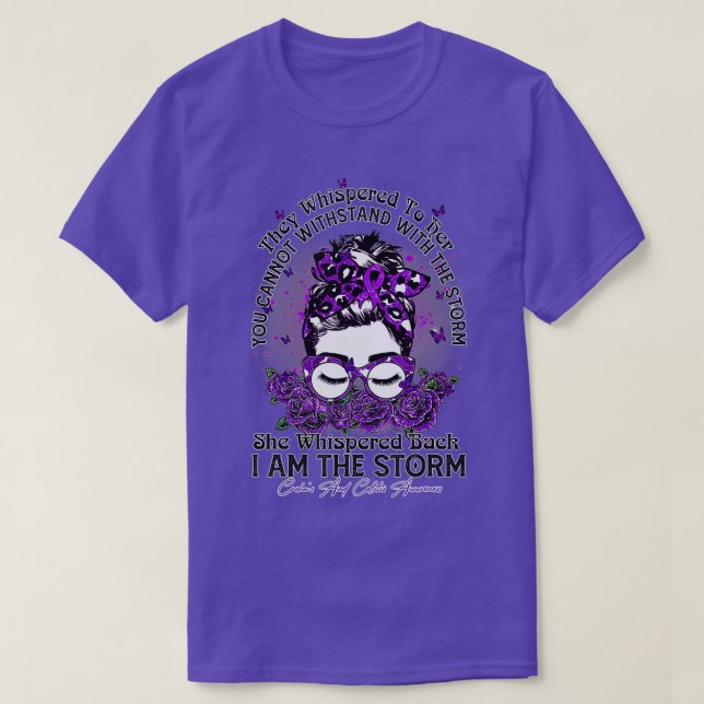 Crohns och Colitis medvetenhet är stormstöten  T Shirt (Design framsida)