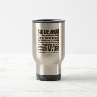 Crohns och kolitbemyndigandetravel mug resemugg