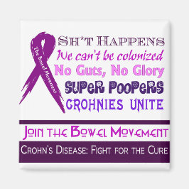 Crohns sjukdom Humor Magnet