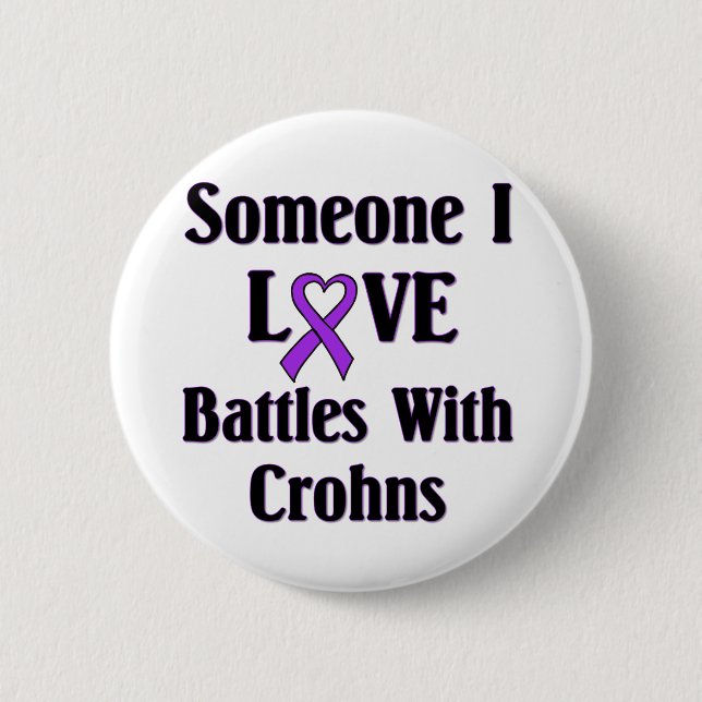 Crohns sjukdom knapp (Framsida)