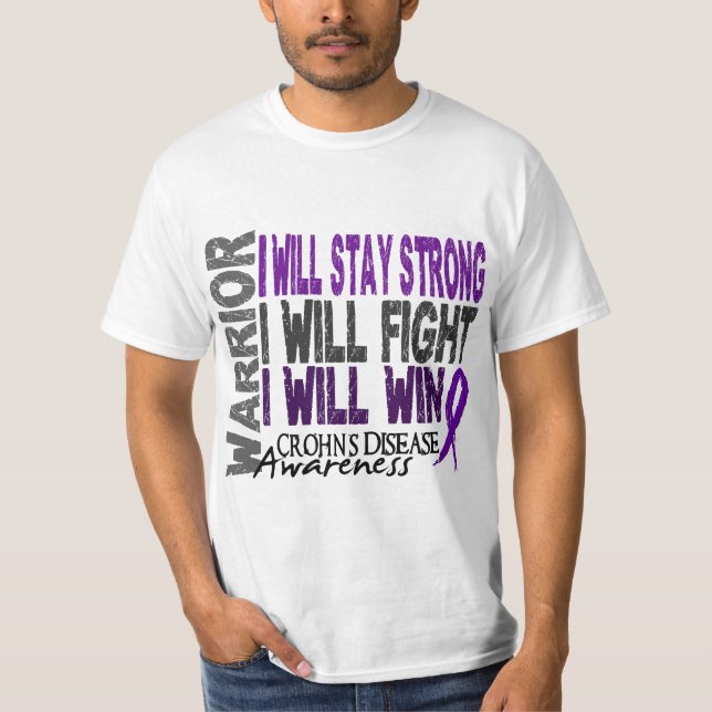 Crohns sjukdomkrigare tee (Framsida)