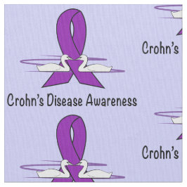 Crohns sjukdommedvetenhet med svanar av hopp tyg