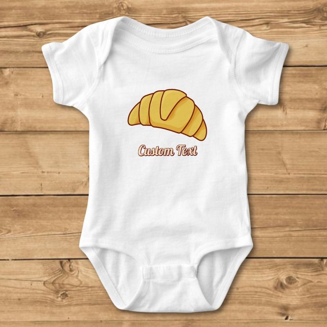 Croissant Baby Bodykostydräkt T Shirt (Skapare uppladdad)