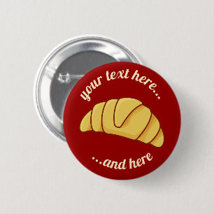 Croissant Button Knapp