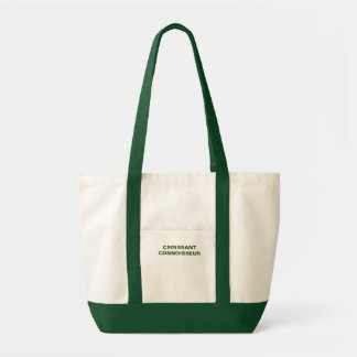 Croissant Connoisseur Tote Bag Tygkasse