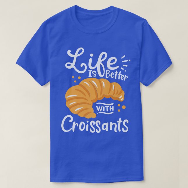 Croissant Fransk Baking T Shirt (Design framsida)