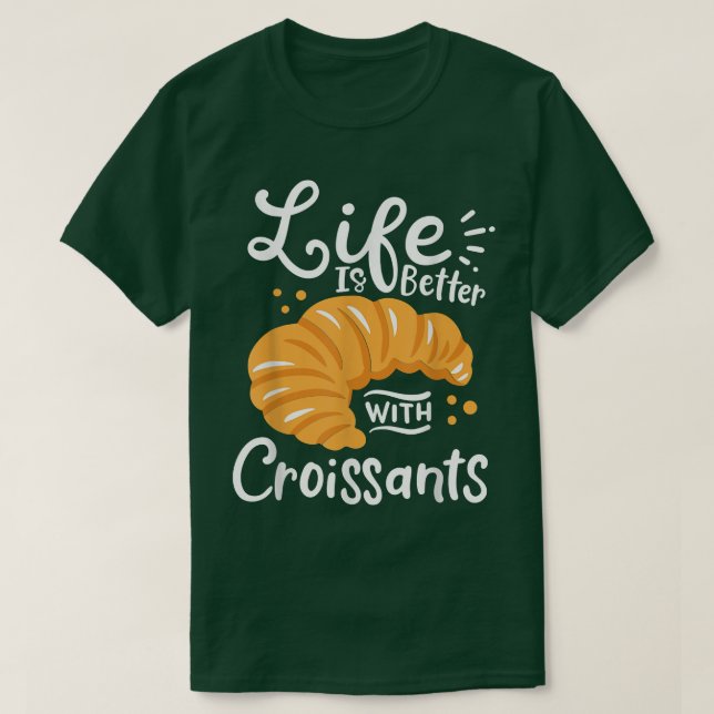 Croissant French Baking  T Shirt (Design framsida)